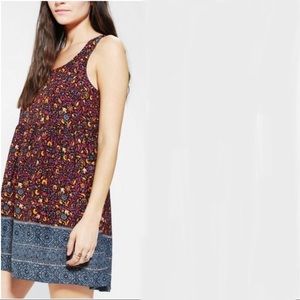 UO Ecoté Floral Babydoll Cutout Dress